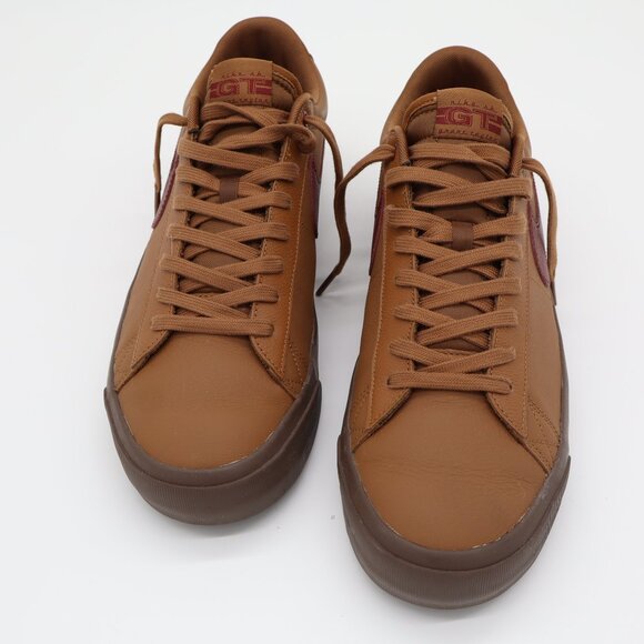 Nike SB Blazer Low Pro GT Light British Tan/Dark Team Red Size 14 - Picture 3 of 9